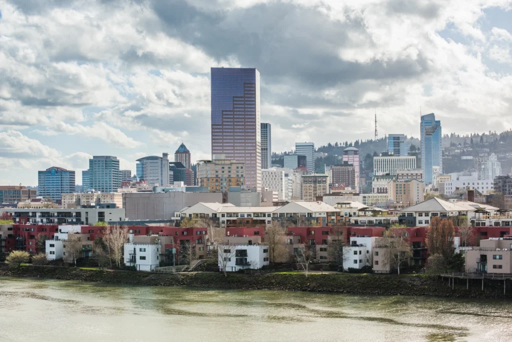 cityscape of Portland, OR