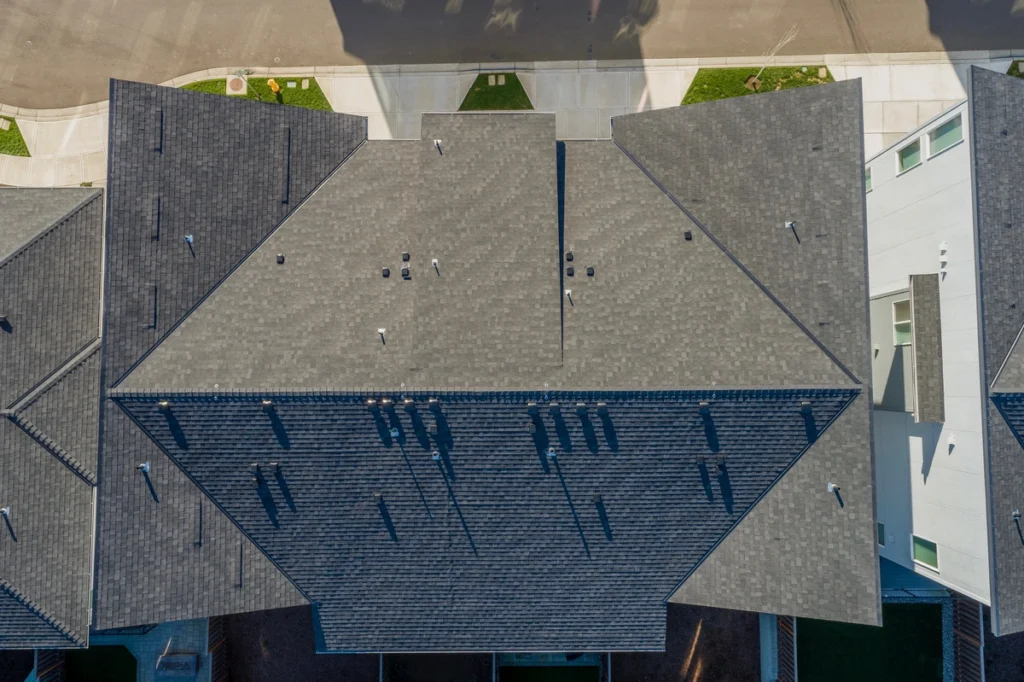 roof maintenance-arial view of roof