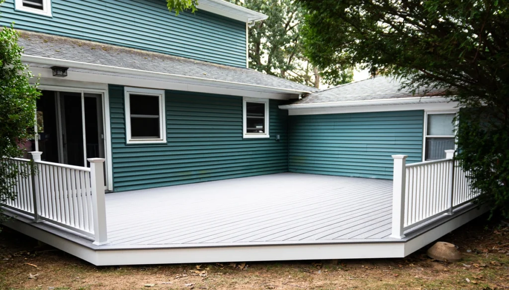 decks tualatin-new decking built off the main house