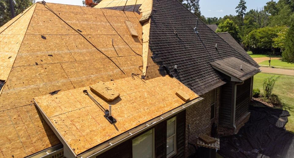 layers of a roof-roof decking