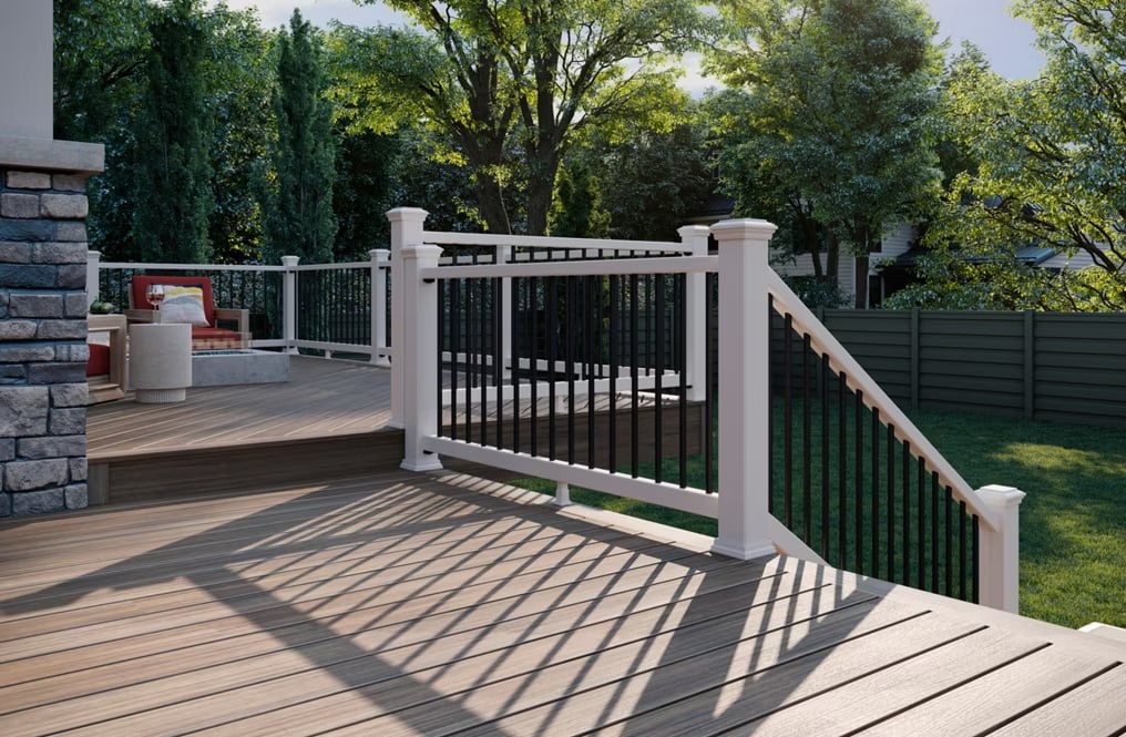 trex-multi level deck