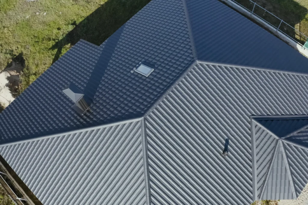 house metal roof