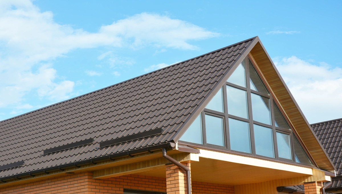 brown metal roofing