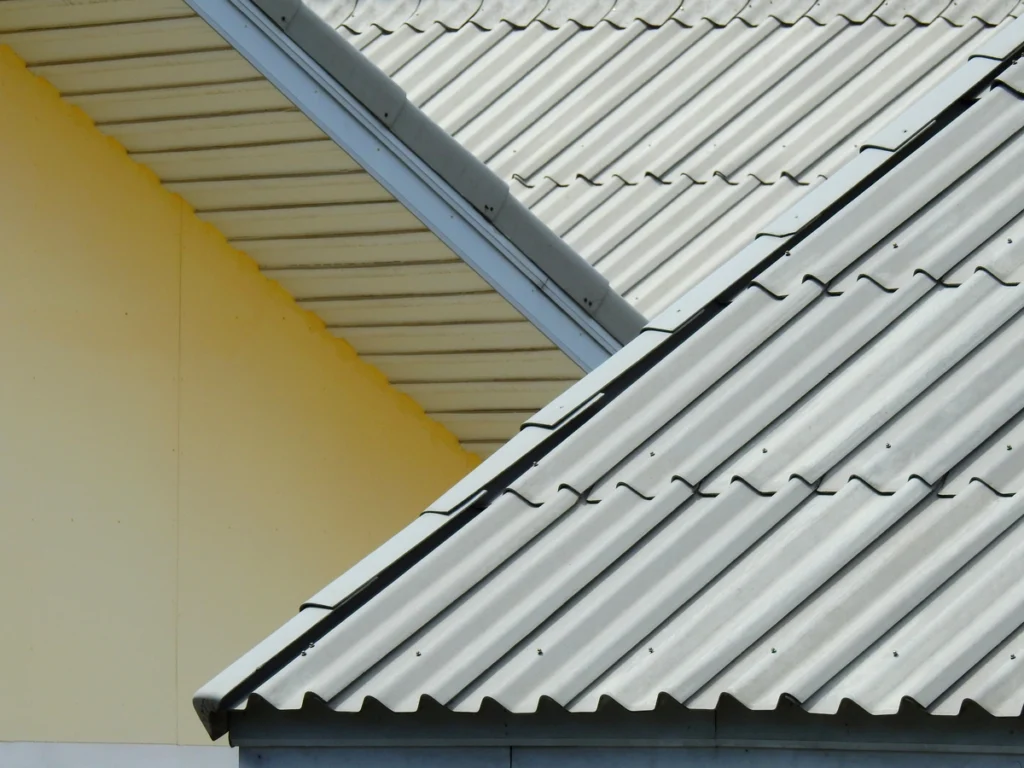 Metal roof installed