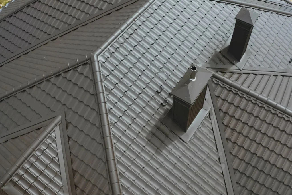 top shingle metal black