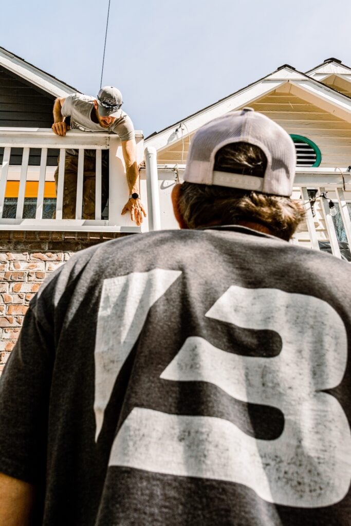 boss exteriors brand t shirt
