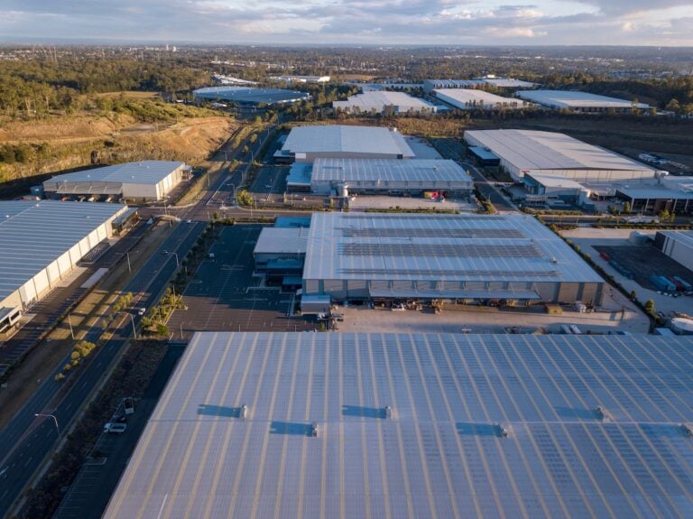 Industrial business park roofing